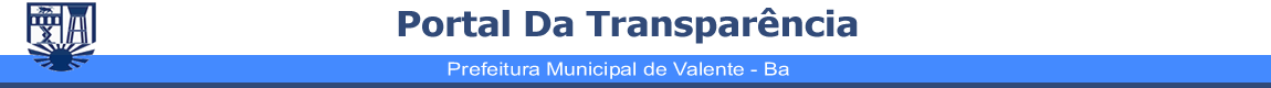 Portal Transparência da Prefeitura de Valente - Ba